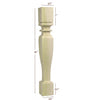 ISL43475CP  Cambridge Massive Square Plain Kitchen Island Leg