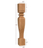 ISL43475CP  Cambridge Massive Square Plain Kitchen Island Leg