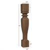 ISL43475CP  Cambridge Massive Square Plain Kitchen Island Leg