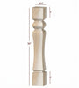 ISL47475CP Massive Brunswick Square Plain Kitchen Island Leg