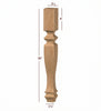 ISL49350CP  Shenandoah Medium Square Kitchen Island Leg