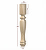ISL49350CP  Shenandoah Medium Square Kitchen Island Leg