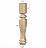 ISL49475CP Shenandoah Massive Square Plain Kitchen Island Leg