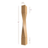 ISL64350-HTW-R Helix Medium Right Single Twist Kitchen Island Leg