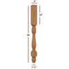 ISL9300P Winston Farm Round Plain Kitchen Island Leg