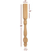 ISL9300P Winston Farm Round Plain Kitchen Island Leg