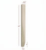 ISL98250P-2ST - Slender Shaker Kitchen Island Leg with Tapered Foot