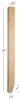 ISL98250P-2ST - Slender Shaker Kitchen Island Leg with Tapered Foot
