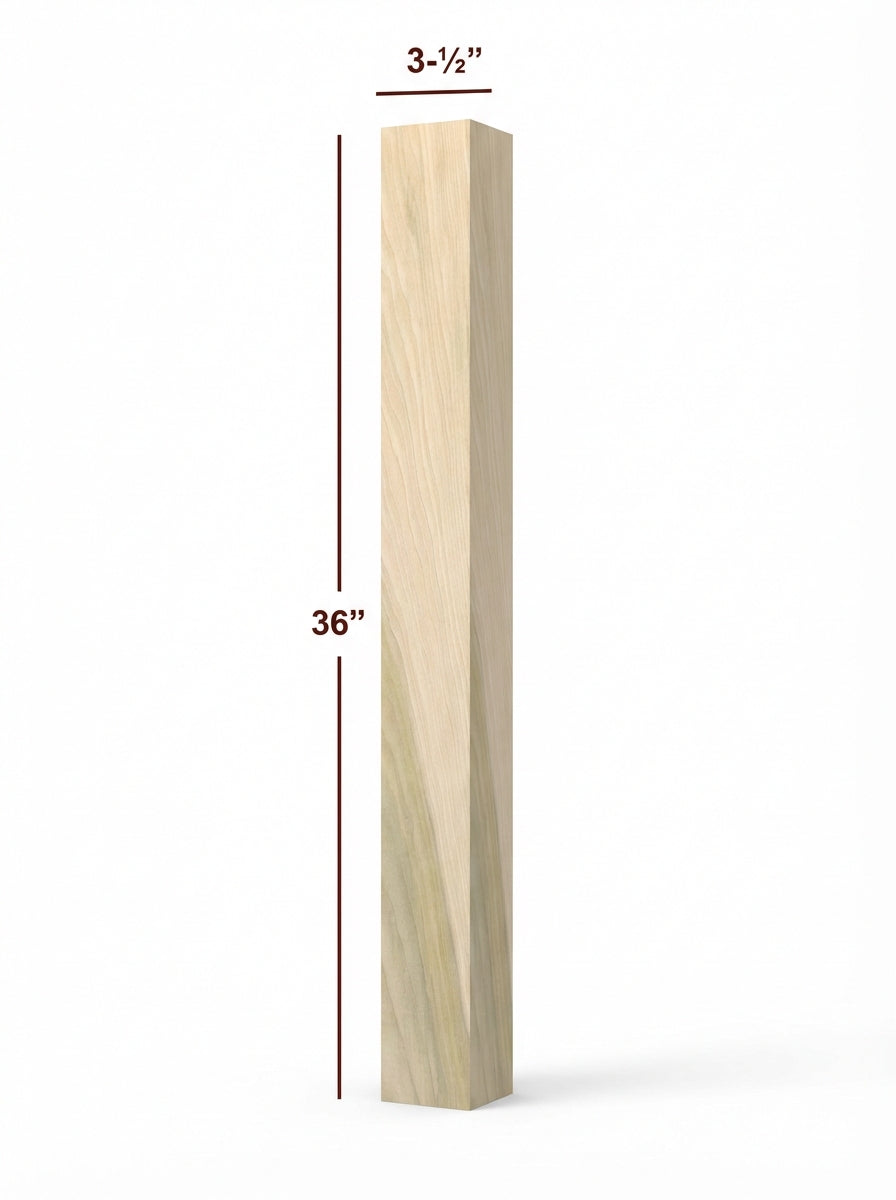 ISL99350P Medium Skyline Straight Square Kitchen Island Leg