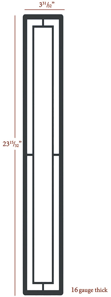Aztec Inlay Arch Aztec Metal Inlay – Timber Wolf Forest Products