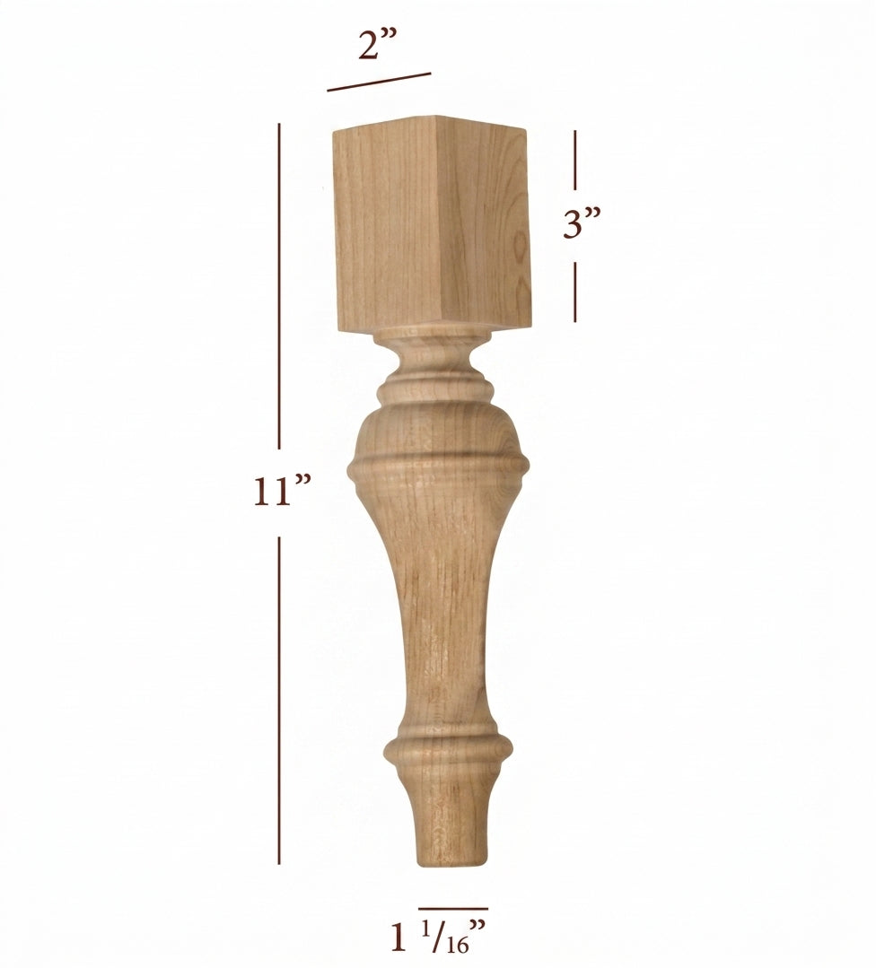 Grand Plain Traditional Furniture Leg
