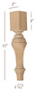 Grand Plain Traditional Furniture Leg