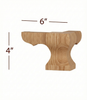 Corner Square Pedestal Foot