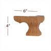 Corner Square Pedestal Foot