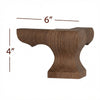 Corner Square Pedestal Foot