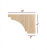 4" Right Straight Edge Hollingsworth Pedestal Foot