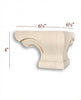 Carved Pedestal Foot