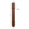 ISL14350CP - Square Contemporary Charleston Kitchen Island Leg