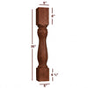 ISL20500P  Massive Santa Fe Kitchen Island Leg