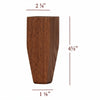4.5" Tapered Wide Shaker Furniture Foot