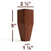 BF225-50 - 5" Tapered Wide Shaker Furniture Foot