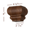 Wide Transitional Square Bun Foot