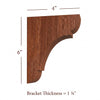 BB-010-XS Extra Small Manchester Wood Bar Bracket