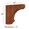 BB-309-HC Large Nantucket Range Hood Corbel