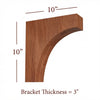 BB-308-OH Simple Mission Overhang Bar Bracket