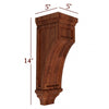 CBL-VM437 Small Full Window Contemporary Mission Corbel