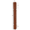 ISL22300-CC Small Chamfered Mission Kitchen Island Leg
