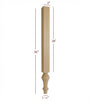 VL1101P Grand Plain Traditional Furniture Vanity Leg