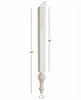 VL1101P Grand Plain Traditional Furniture Vanity Leg