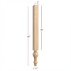 VL1101P Grand Plain Traditional Furniture Vanity Leg