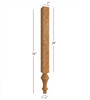 VL1101P Grand Plain Traditional Furniture Vanity Leg