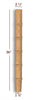 VL56250P Small Straight Bamboo Vanity Leg