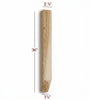 VL98275P-2ST - Slender Shaker Vanity Leg with Tapered Foot