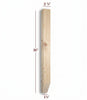 VL98275P-2ST - Slender Shaker Vanity Leg with Tapered Foot