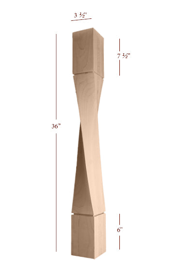 Helix Medium Right Twist Island Leg